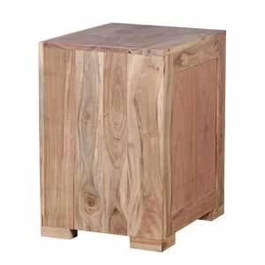 Holz Nachtschränkchen Vislan Mit Schublade Und Schrankfach 14