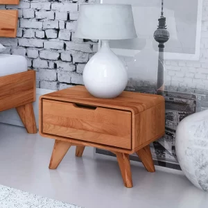 Kernbuche Nachtkommode 47x33x30 Cm – Junola 6
