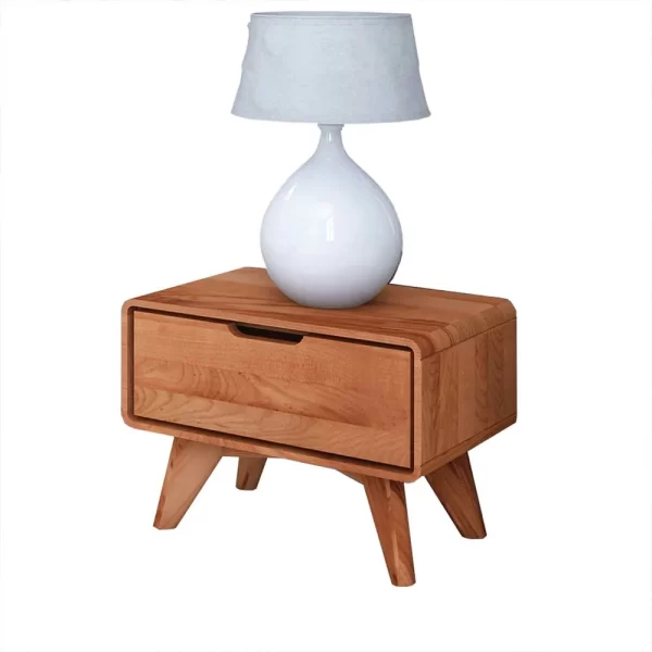 Kernbuche Nachtkommode 47x33x30 Cm – Junola 1